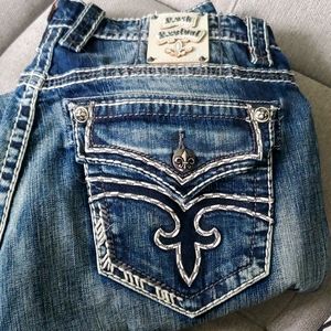 Mens Rock Revival Benji Jeans